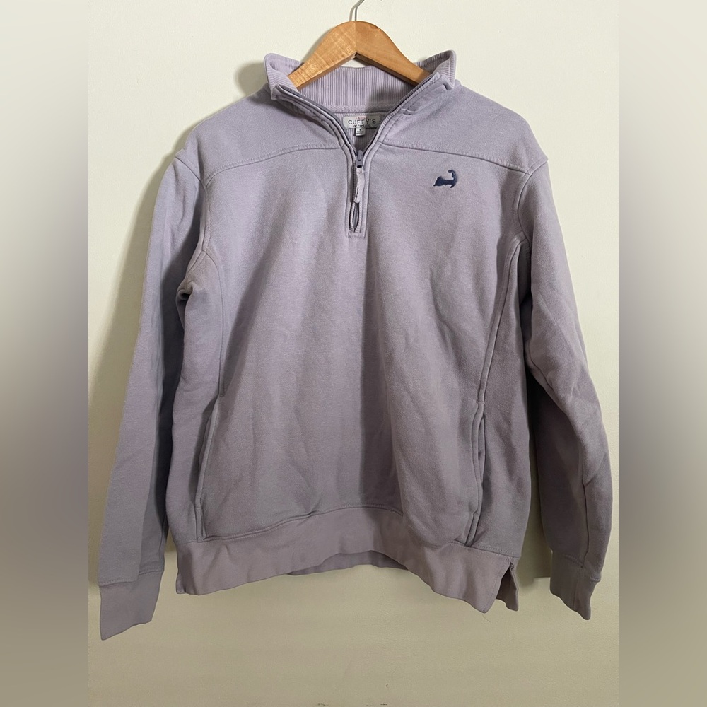 Women's Lavender Half-Zip Sweater